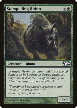 Stampeding Rhino