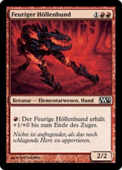 Feuriger Höllenhund