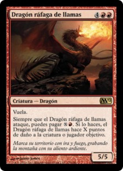 Dragón ráfaga de llamas