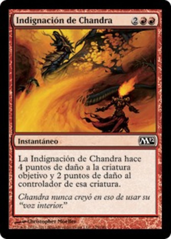 Indignación de Chandra