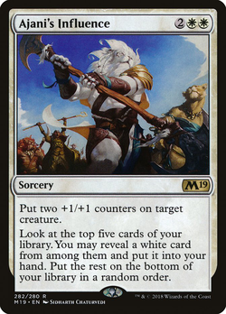 Ajani's Influence image