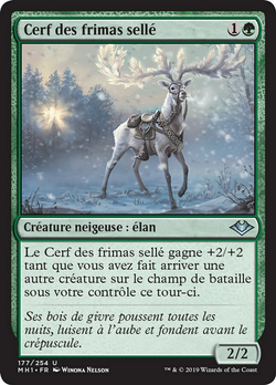 Cerf des frimas sellé image