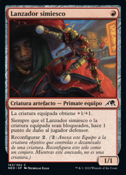 Lanzador simiesco image