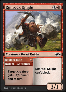 Rimrock Knight // Boulder Rush image