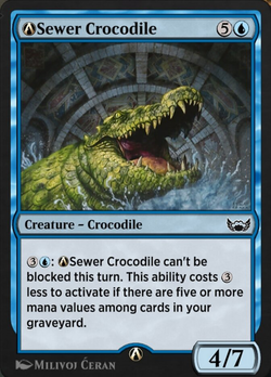 A-Sewer Crocodile