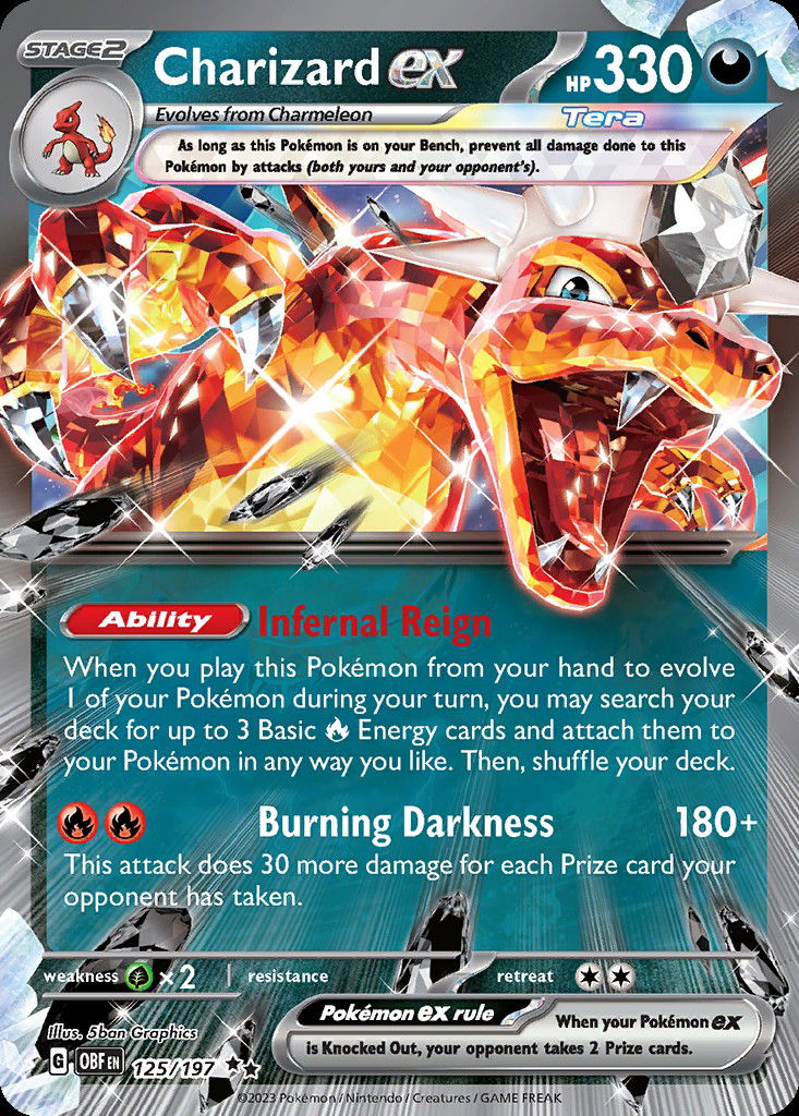 Deck standard Charizard ex | Pokemon TCG POK