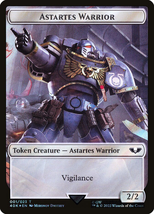 Astartes Warrior Token Full hd image