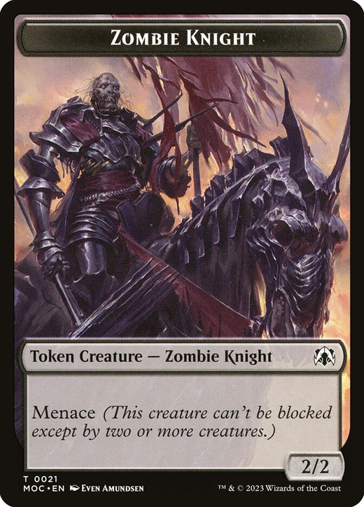 Zombie Knight Token Full hd image