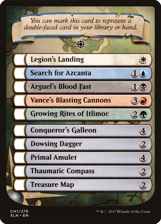 Ixalan Checklist Card Full hd image