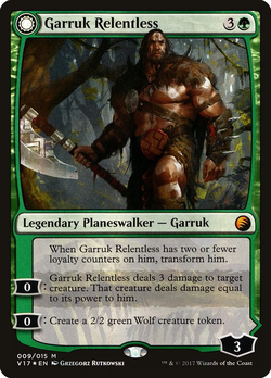 Garruk Relentless // Garruk, the Veil-Cursed image