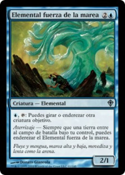 Elemental fuerza de la marea