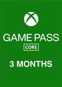 Xbox Game Pass Core - 3 Month Membership (WW)