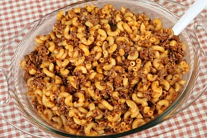 ground beef and macaroni