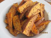 Rosemary Roasted Sweet Potato Wedges