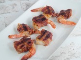 Barbecue Bacon Wrapped Shrimp Appetizers