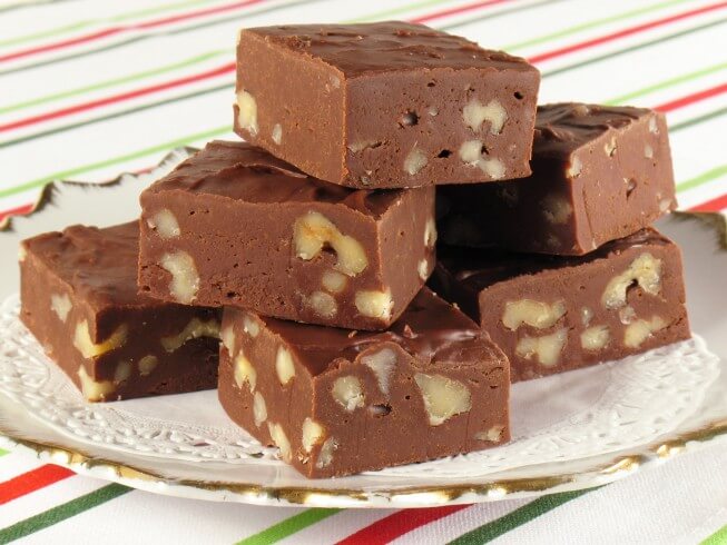 Only 4 ingredients needed for this simple fudge recipe