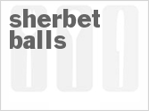 recipe for sherbet balls