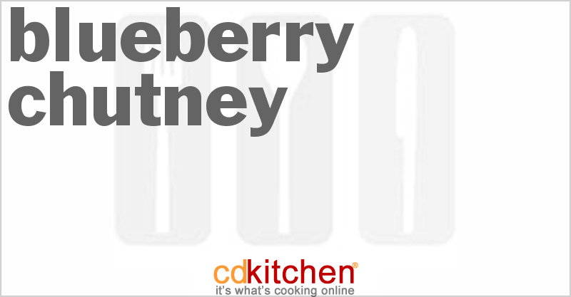 Blueberry Chutney - CDKitchen.com