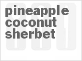 recipe for pineapple coconut sherbet