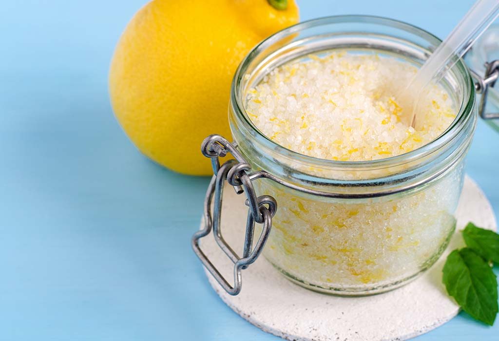 Lemon and Sugar Scrub