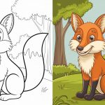 Fox Colouring Pages - Free Printable Pages For Kids