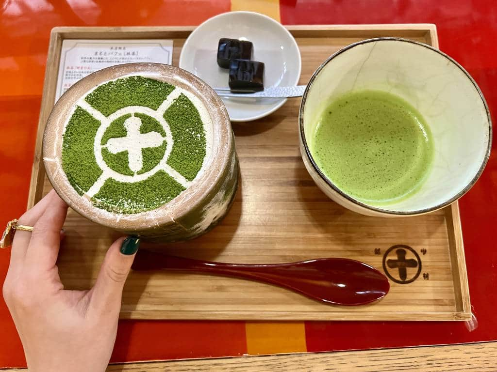 Matcha and dessert at Nakamura Tokichi Honten