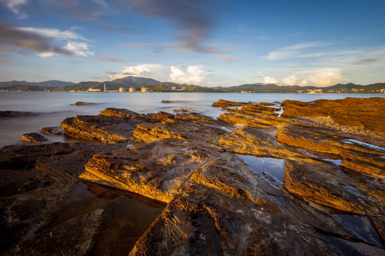 Hong Kong UNESCO Global Geopark coastal rocks