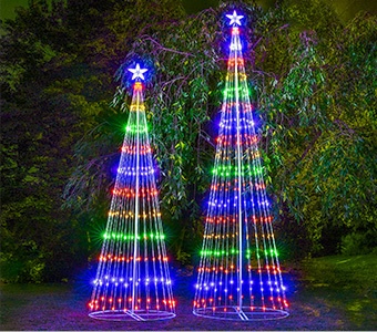 LED Light Show Outdoor Christmas Tree Outdoor Rated