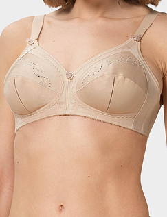 Doreen Cotton Bra Natural