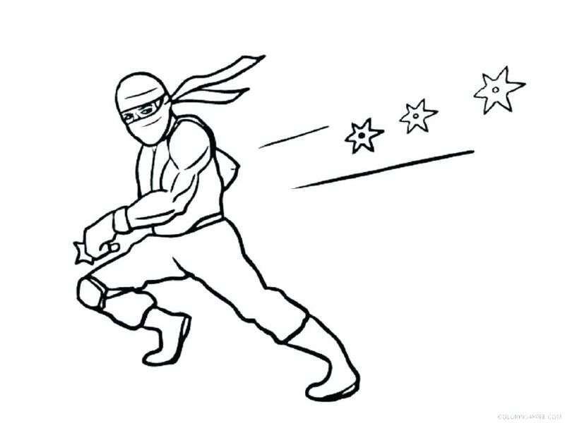 Complete Ninja Coloring Pages PDF For Kids - Coloringfolder.com