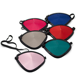 Bright Colored Eye Patches for Adults and Children