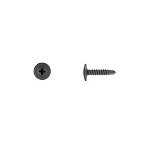 Disco Automotive #8 x 1" Black w/ Washer Head Self Drilling Screw