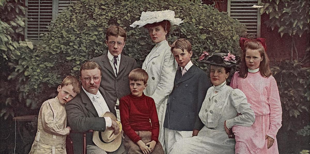 Roosevelt family with Teddy