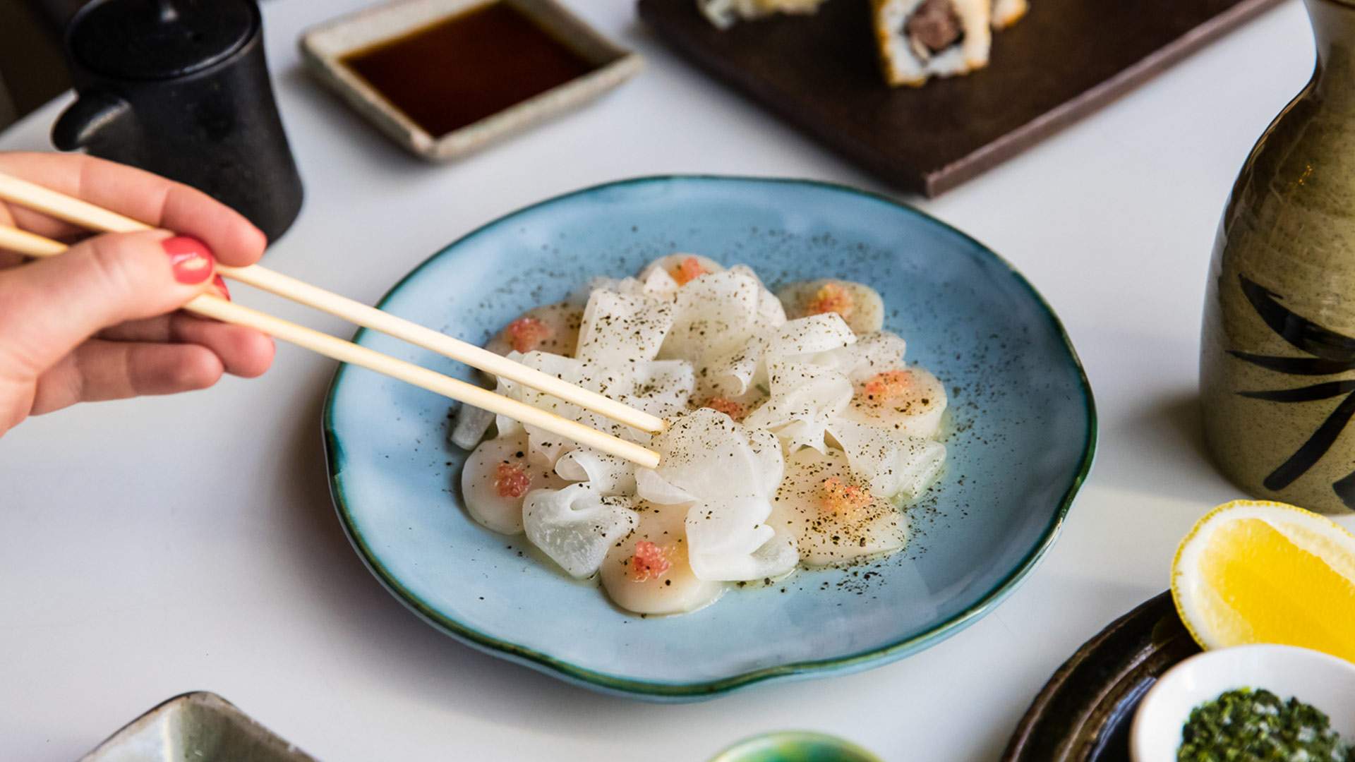 scallops at Sushi e in Sydney - Jpaanese restaurant in Sydney