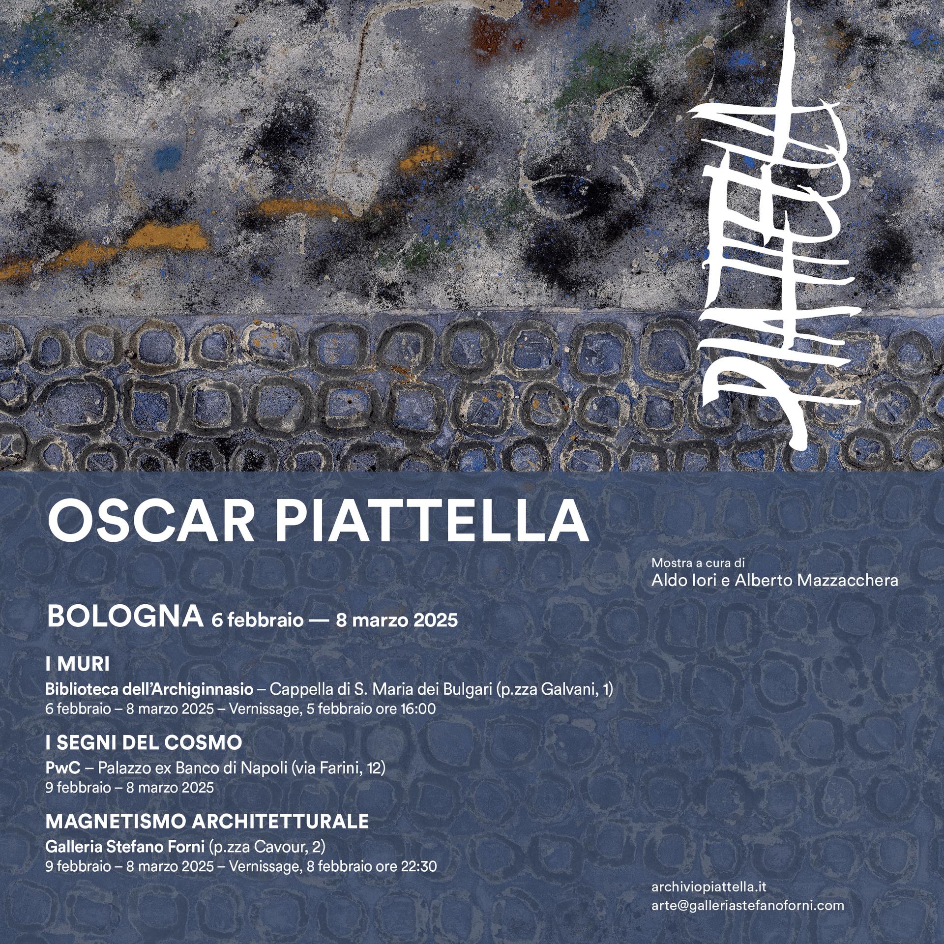 Mostra Oscar Piattella. I MURI - Bologna - Cose di Casa