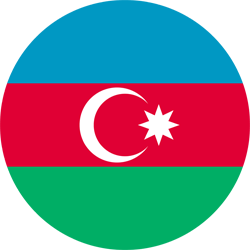 Flag of Azerbaijan - Round