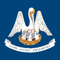 Louisiana flag clipart