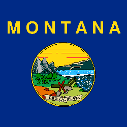 Montana flag clipart