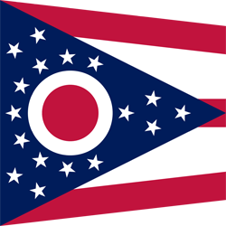 Ohio flag clipart