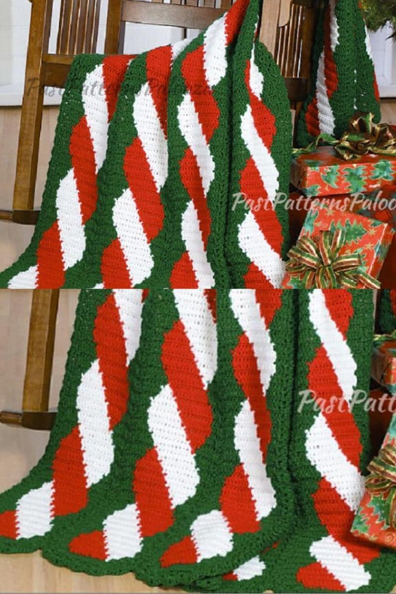 Christmas color blanket 