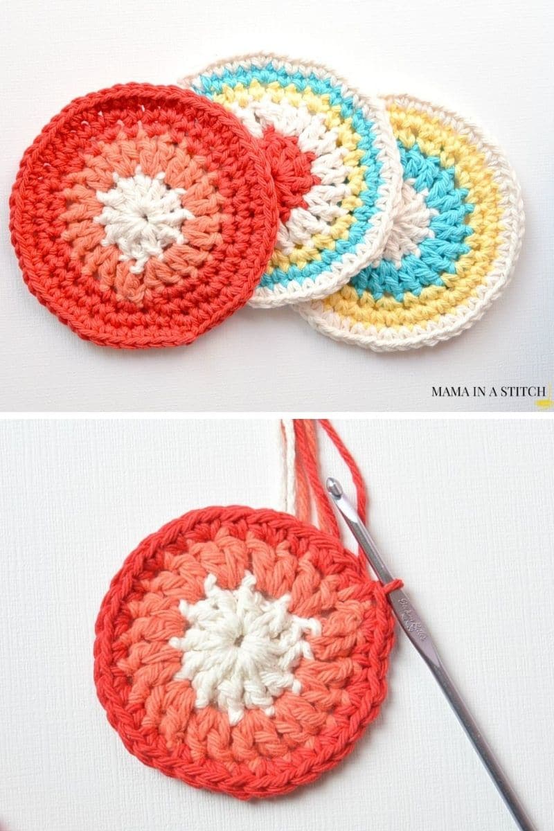 Crochet coaster