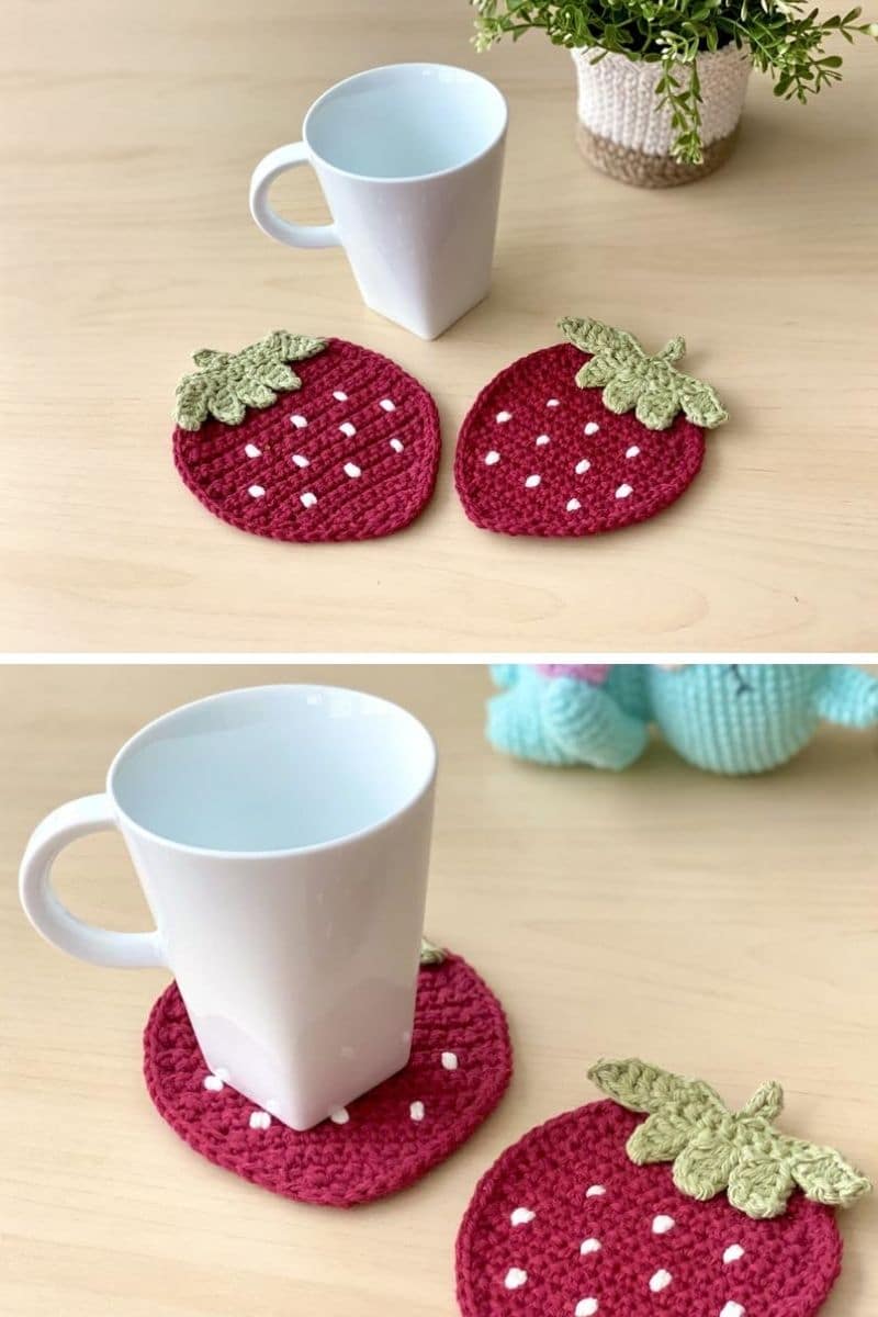 Crochet coaster