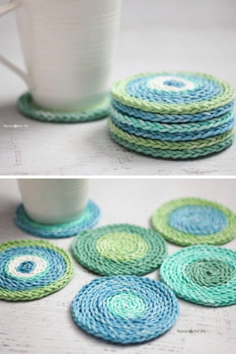 Crochet coaster