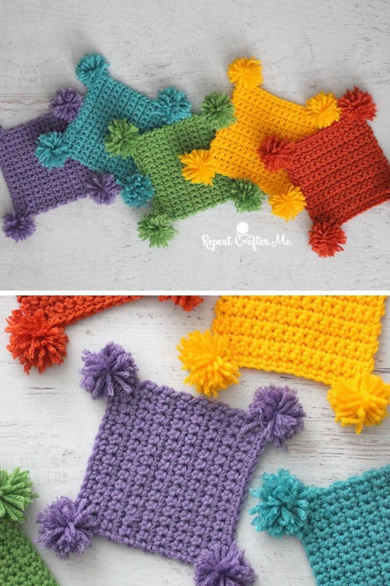 Crochet coaster