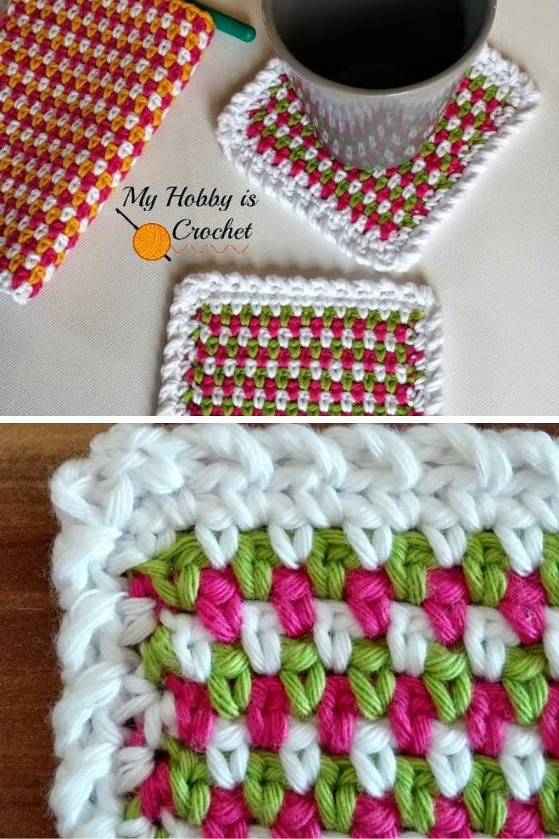 Crochet coaster