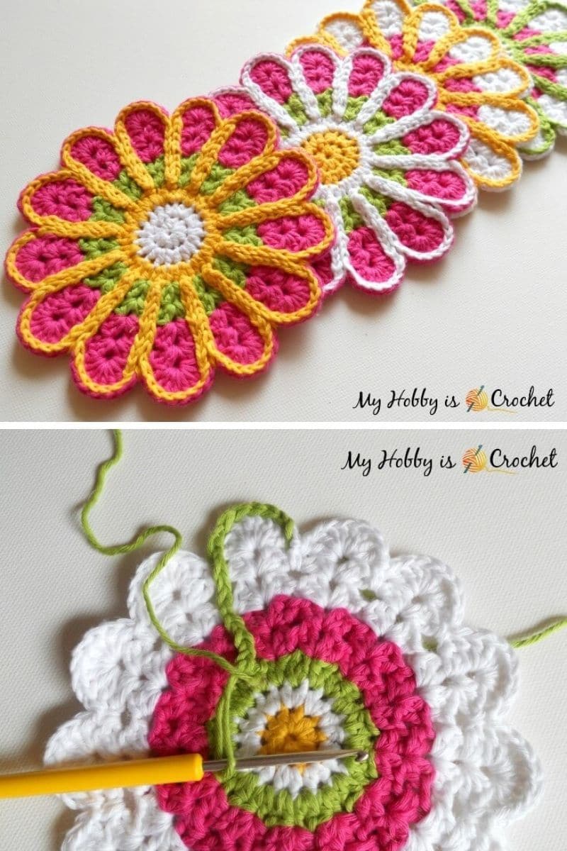 Crochet coaster