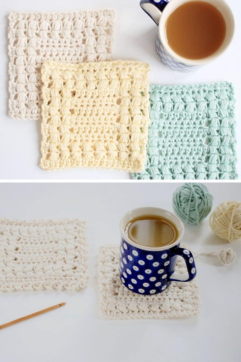 Crochet coaster