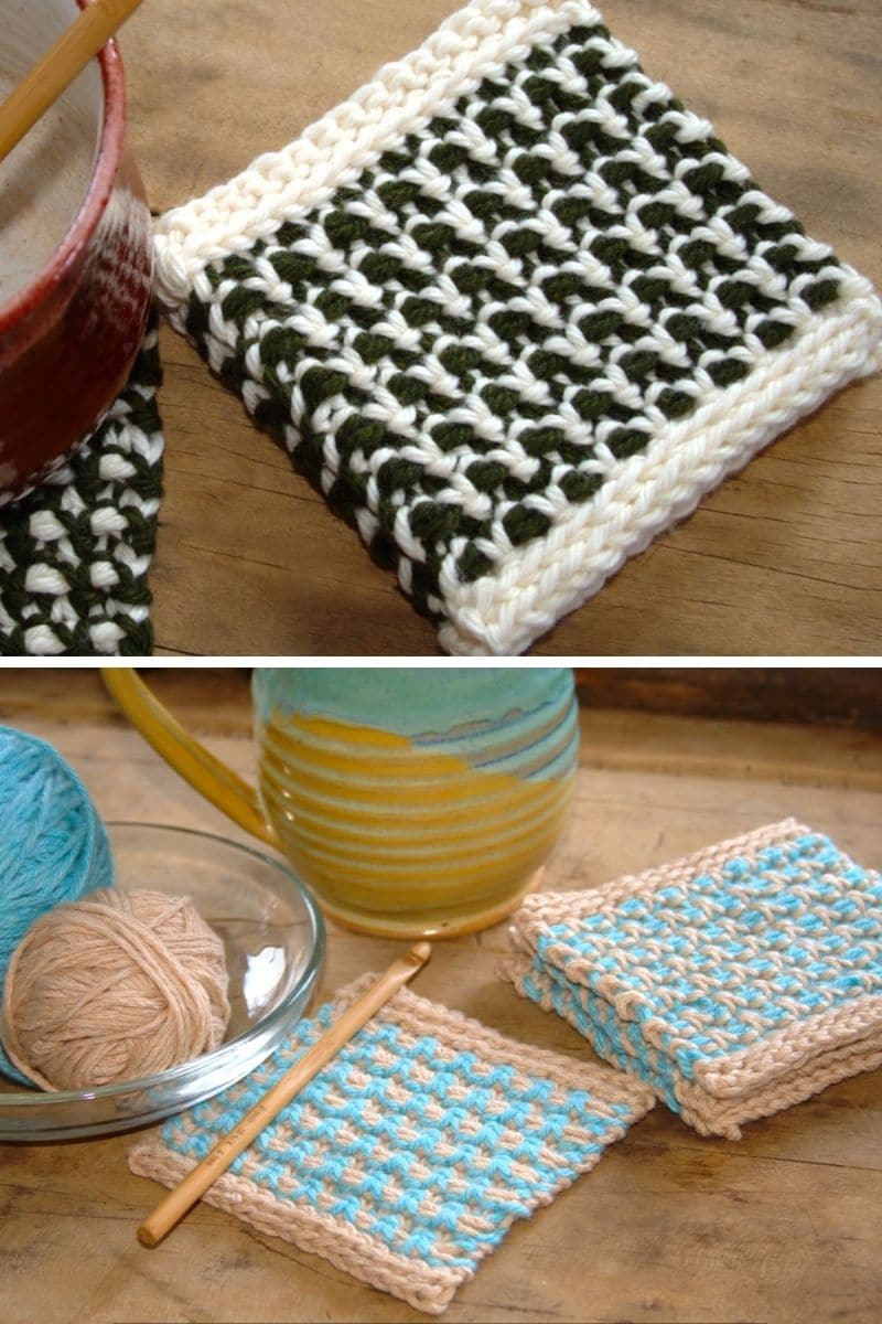 Crochet coaster