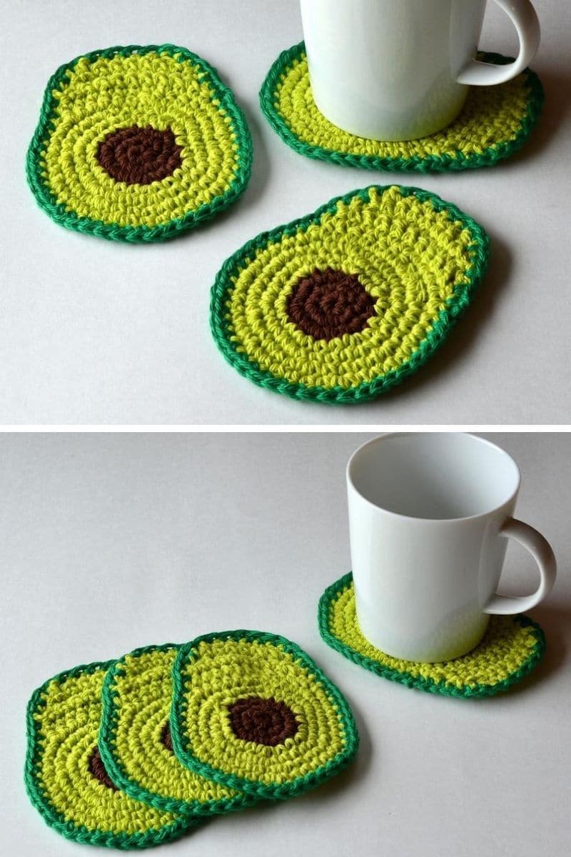 Crochet coaster