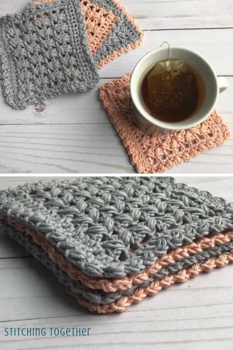 Crochet coaster